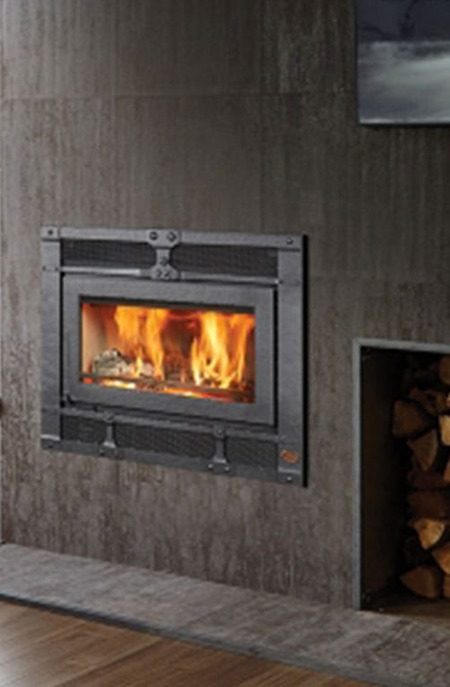 High-efficiency wood fireplace from the range at Green Heat