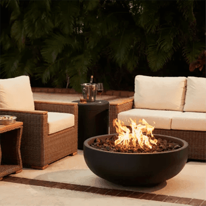 Fire feature from the range at Green Heat