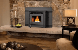 Pellet fireplace insert from the range at Green Heat